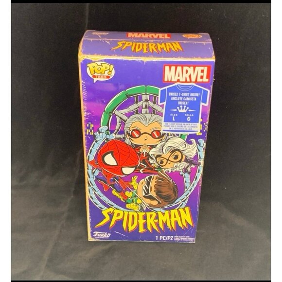 Funko Pop! Marvel Spider-Man Animated Series Boxed Tee Size L - Picture 1 of 3